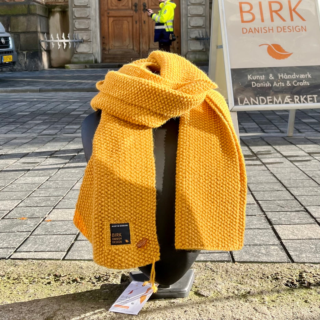 Classic long scarf. Warm alpaca wool mix. Choose colour