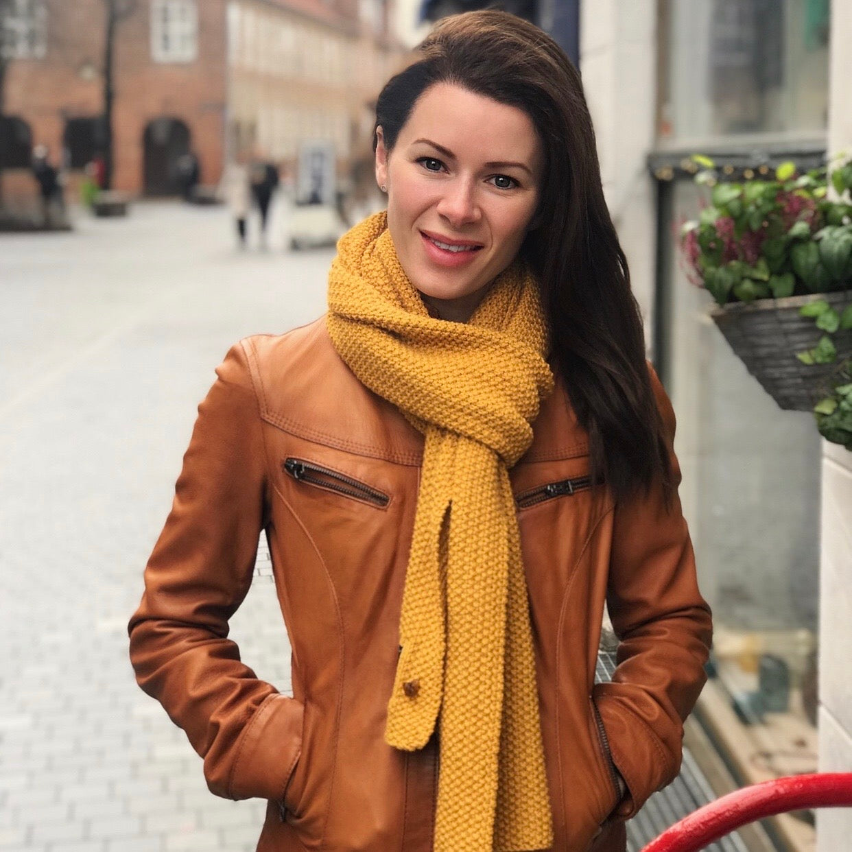 Classic long scarf. Warm alpaca wool mix. Choose colour