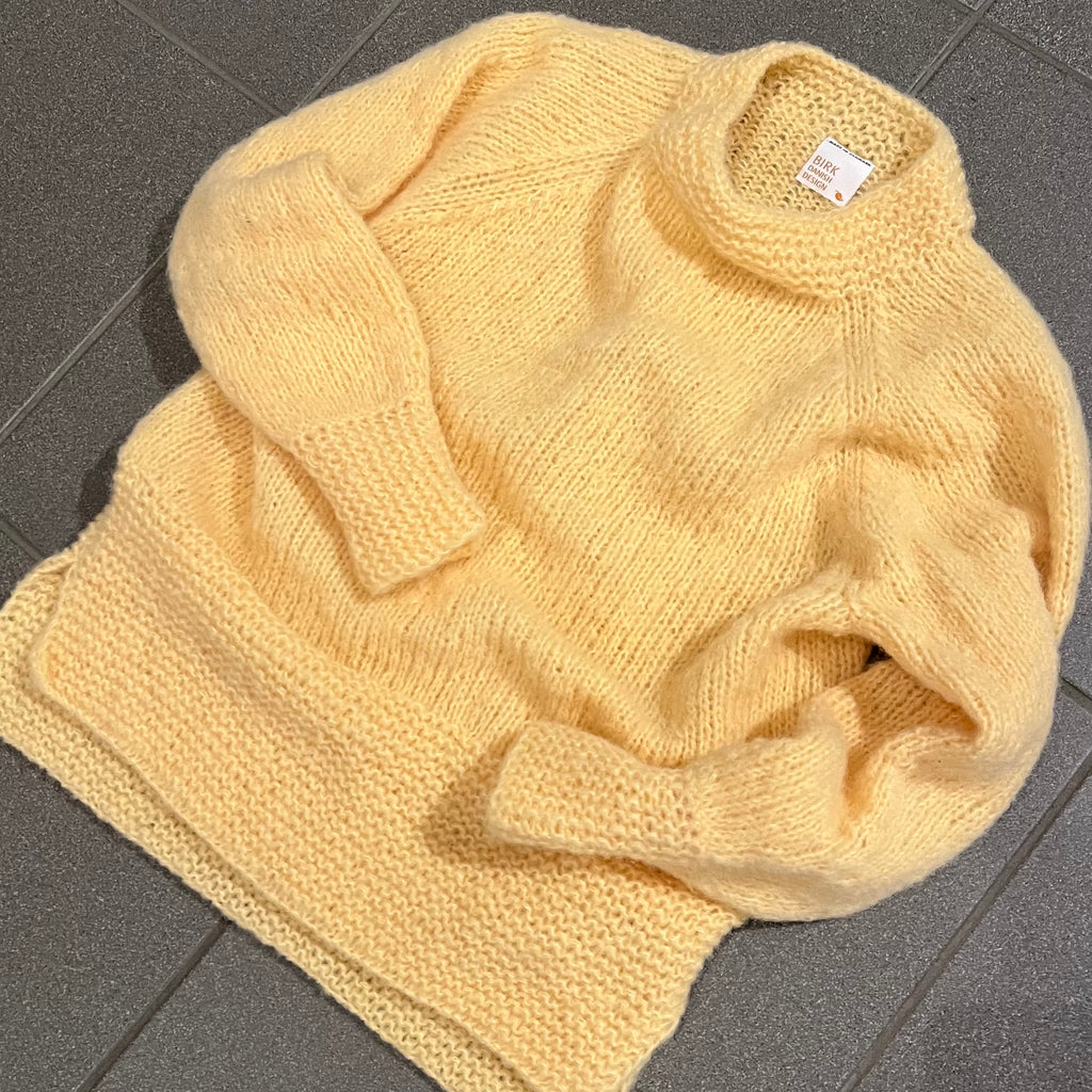 BIRK silk alpaca sweater. Choose colour