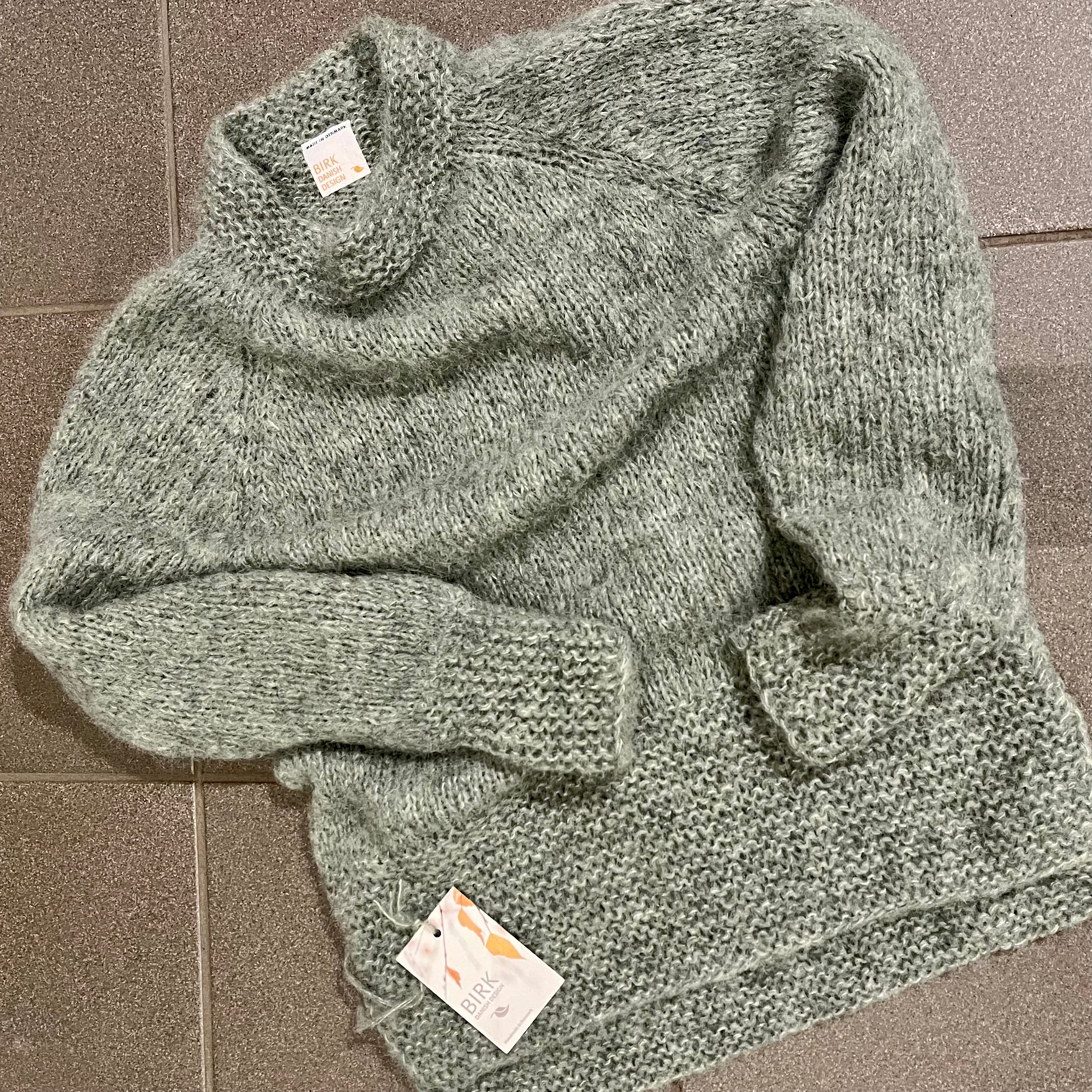 BIRK silk alpaca sweater. Choose colour
