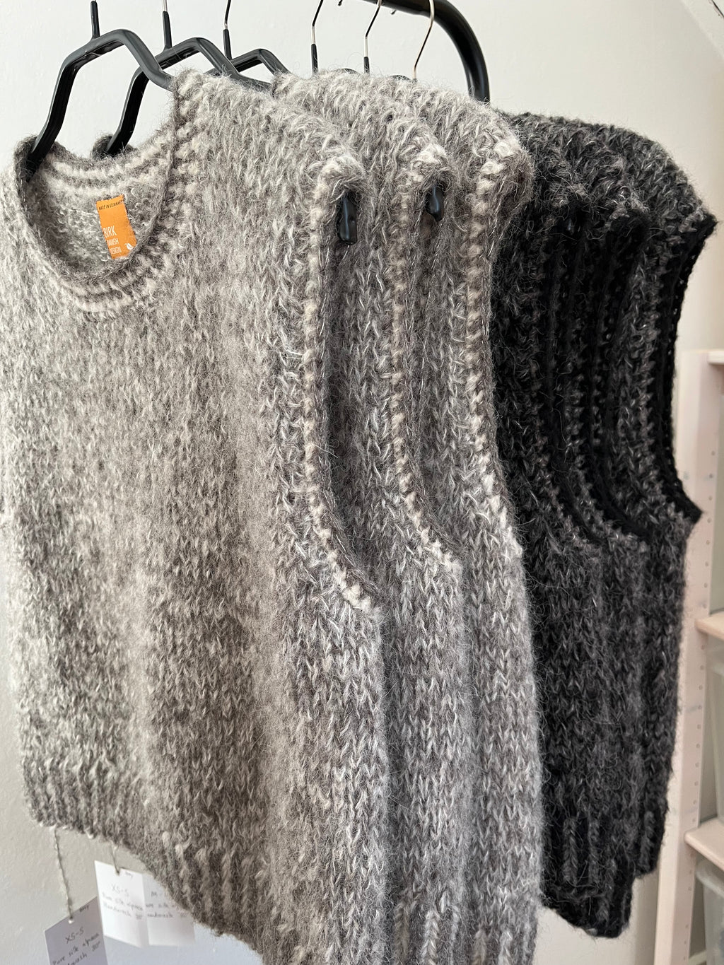 BIRK silk alpaca vest. Choose colour and size