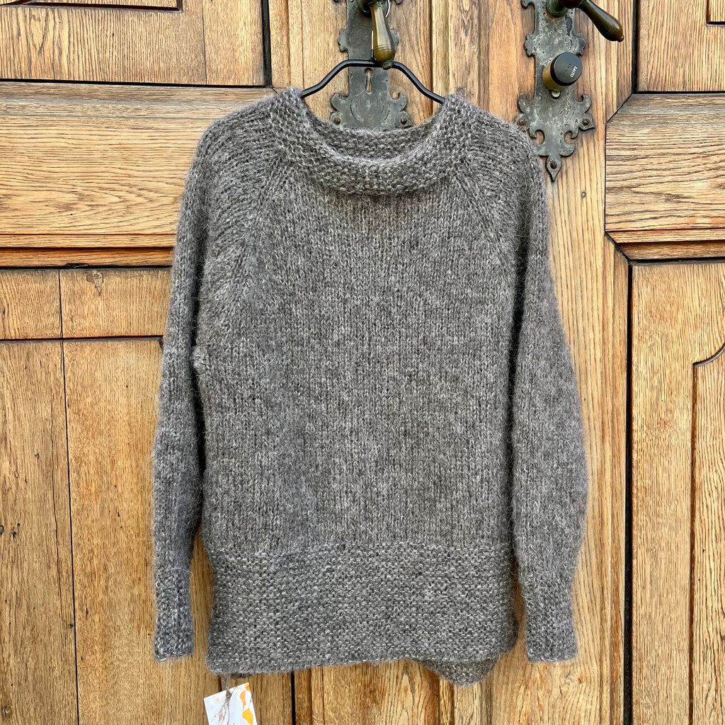 BIRK silk alpaca sweater. Choose colour
