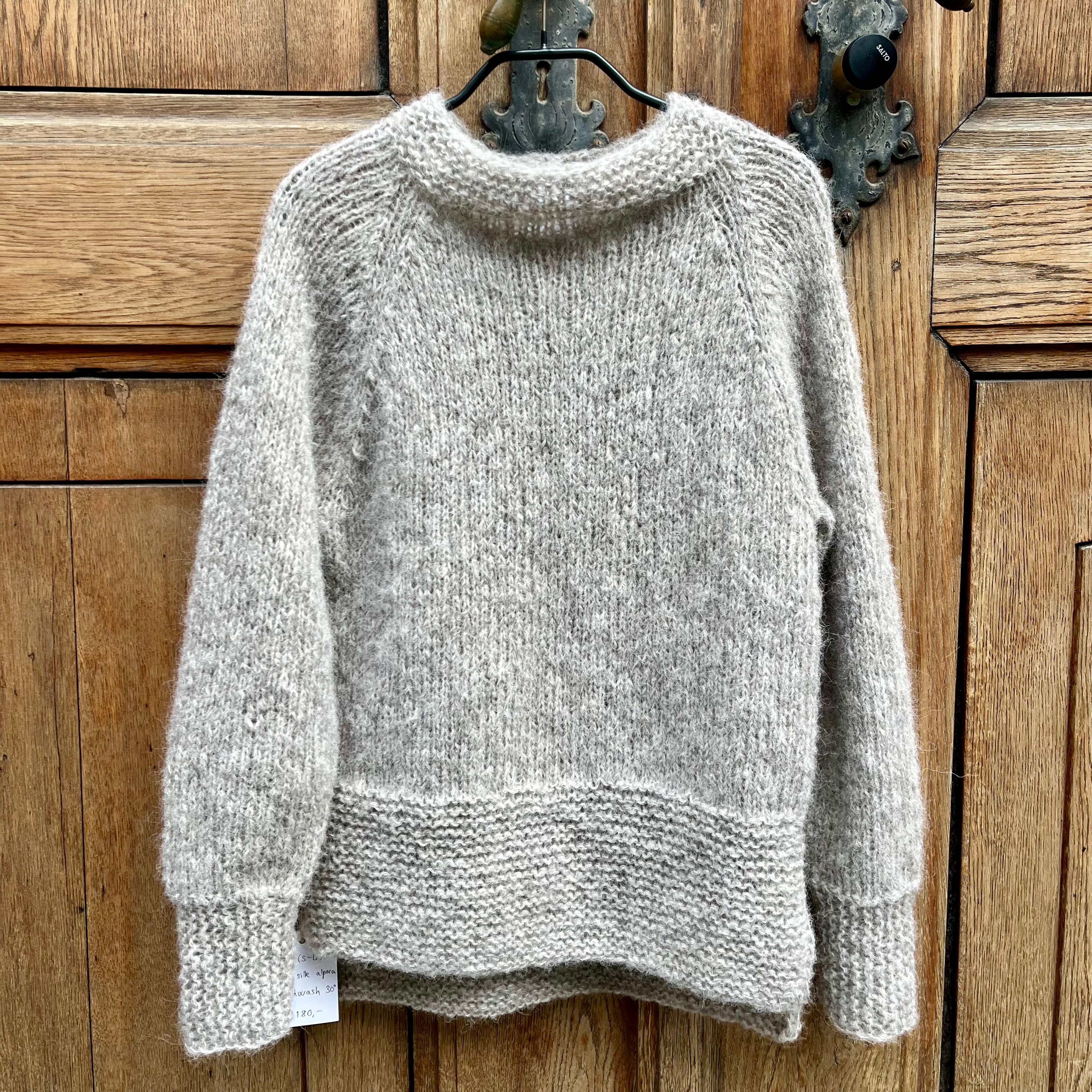 BIRK silk alpaca sweater. Choose colour