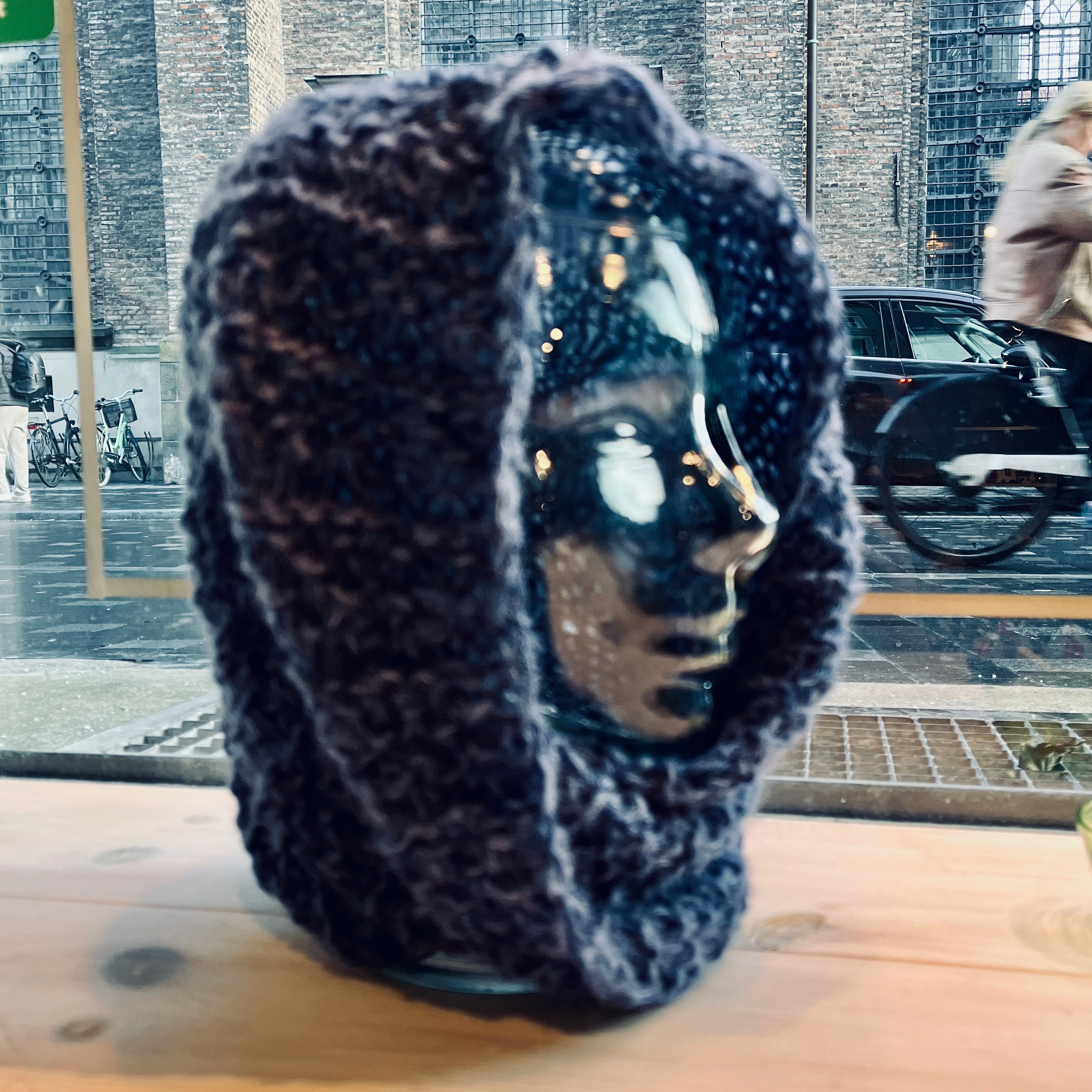 Winter silk alpaca möbius scarf. Light, airy, and warm. Choose colour