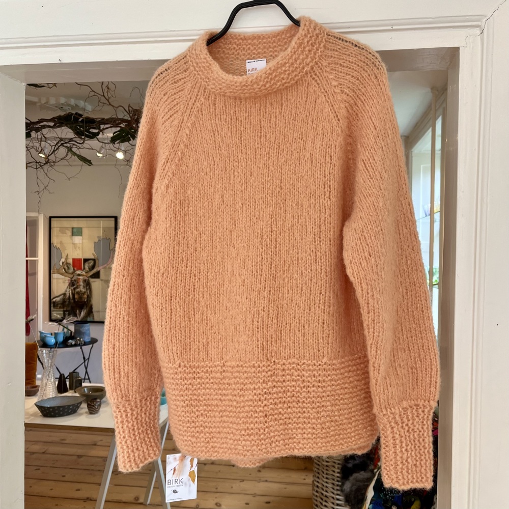 Silk alpaca sweater, style SW2. Choose colour 